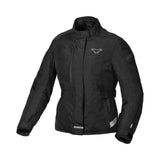 MACNA NIVALA Mujer Impermeable Textil Moto Chaqueta Negra