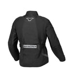 MACNA NIVALA Mujer Impermeable Textil Moto Chaqueta Negra