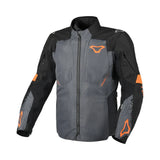 Macna Notch Hombre Chaqueta Textil Aventura Negro Naranja