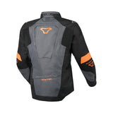 Macna Notch Hombre Chaqueta Textil Aventura Negro Naranja
