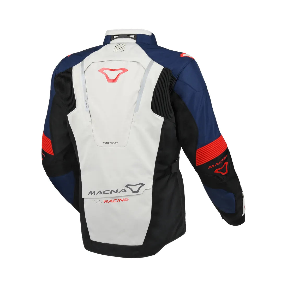 Macna Notch hombre impermeable Aventura Chaqueta gris azul