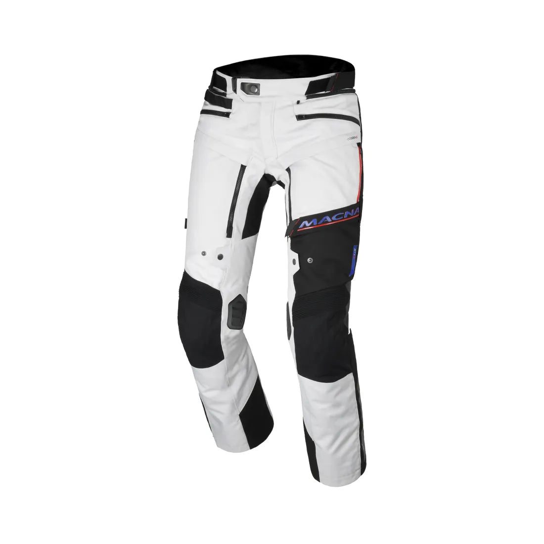 MACNA NOVAC HOMBRES PANTALONES MOTO CARRERAS BLANCO ROJO AZUL - PANTALON