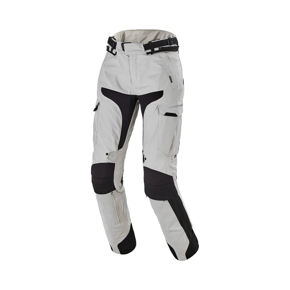 MACNA NOVADO MUJERES PANTALONES MOTO CARRERAS GRIS CLARO NEGRO - PANTALON