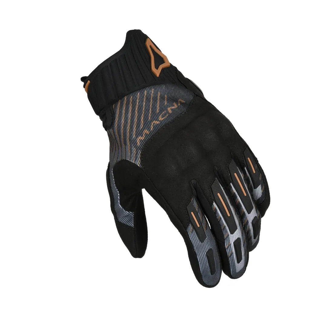 MACNA OCTAR 2.0 Mujer Moto Guantes De Cuero Negro Cobre - GUANTES