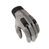 MACNA Sperrow Hombre Motocicleta Cuero Guantes Negro Gris Topo - GUANTES