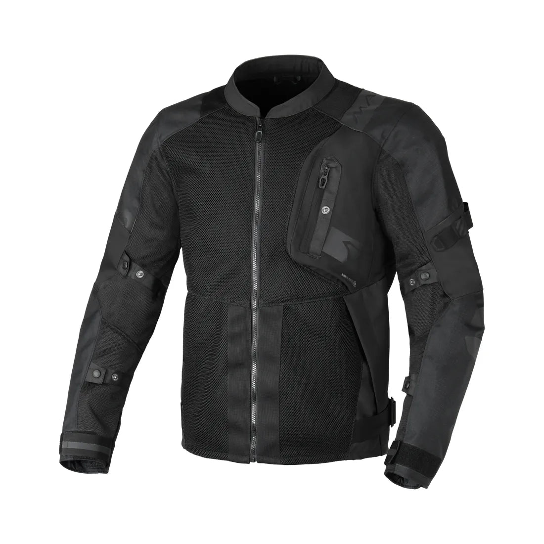 MACNA Raddic Hombre Textil Motociclista Chaqueta Negro