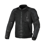 MACNA Raddic Hombre Textil Motociclista Chaqueta Negro