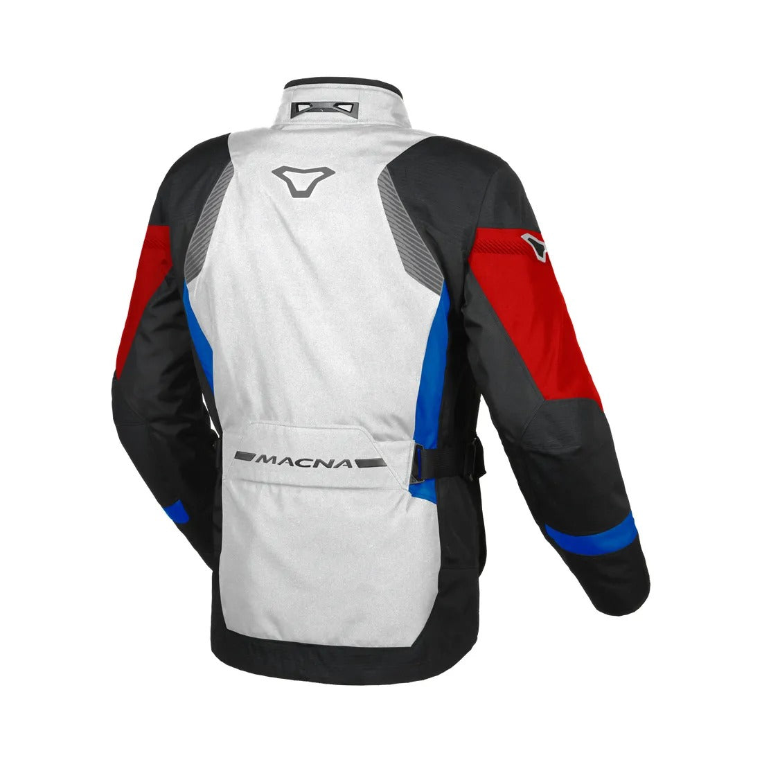 MACNA RANCHER HOMBRES MOTO TURISMO CHAQUETA GRIS AZUL