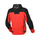 MACNA RIGGOR Hombre Textil Moto Impermeable Chaqueta Rojo Negro