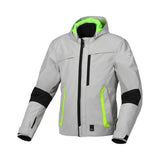 MACNA RIGGOR Hombre Textil Moto Impermeable Chaqueta 