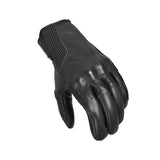 MACNA RIGID HOMBRES CUERO PERFORADO GUANTES MOTO NEGRO - GUANTES