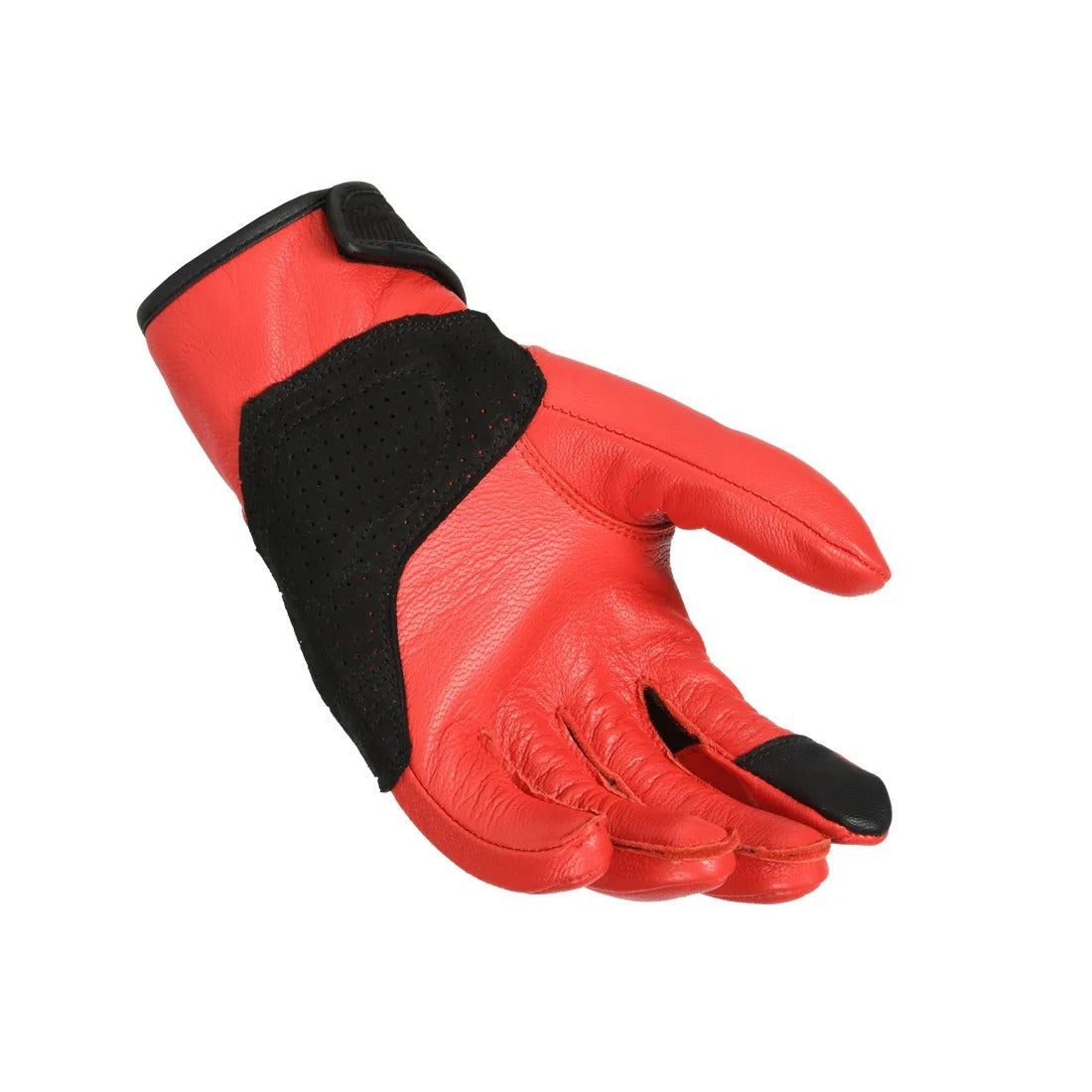 MACNA ROGUE MUJERES CUERO PERFORADO GUANTES MOTO ROJO - GUANTES