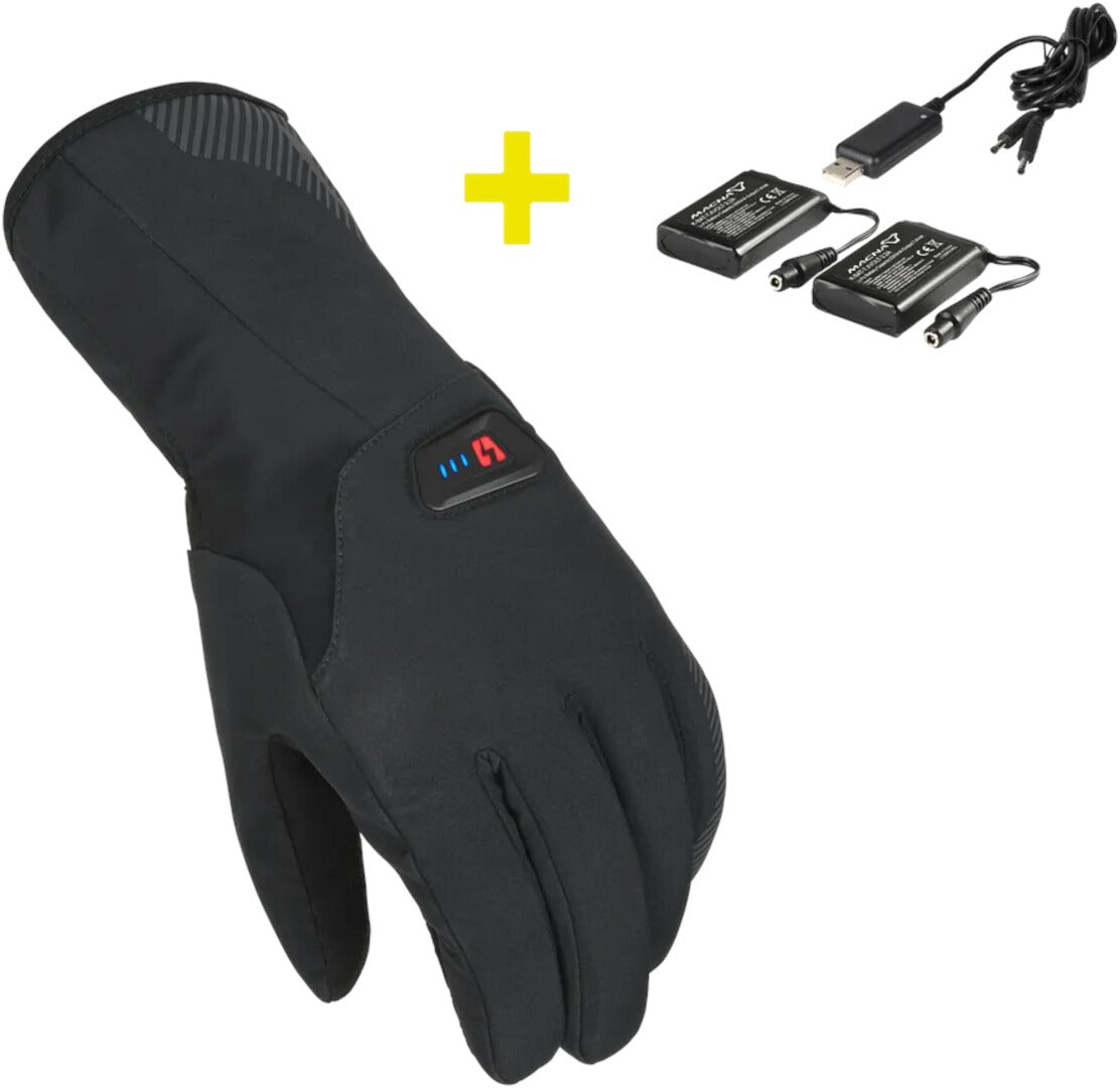 MACNA SPARK HOMBRES GUANTES MOTO CALEFACTADO NEGRO - L - GUANTES