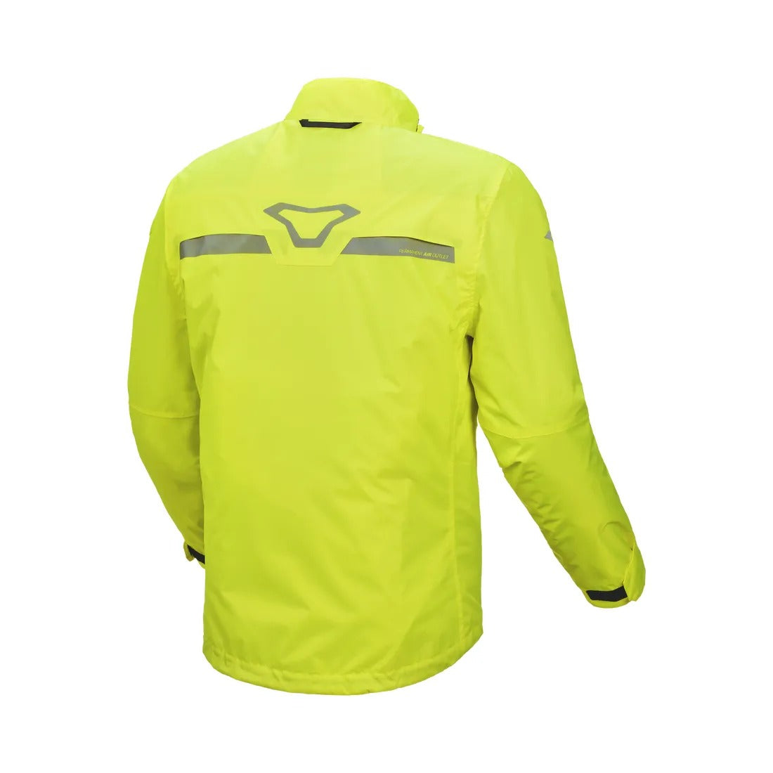 MACNA SPRAY RAIN HOMBRES MOTO IMPERMEABLE CHAQUETA AMARILLO FLUORESCENTE - Chaqueta