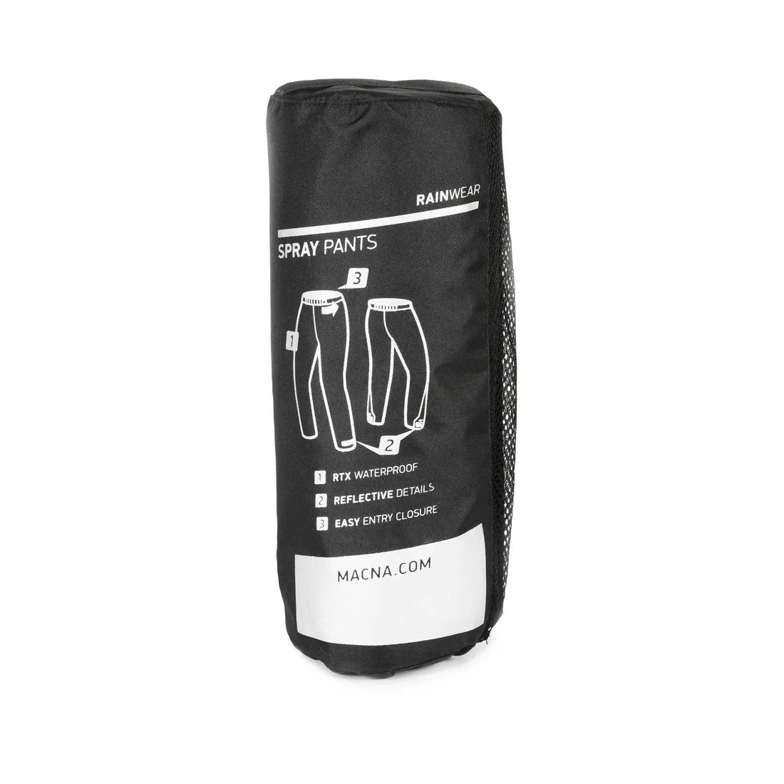 MACNA SPRAY HOMBRES MOTO IMPERMEABLE PANTALON NEGRO - PANTALON