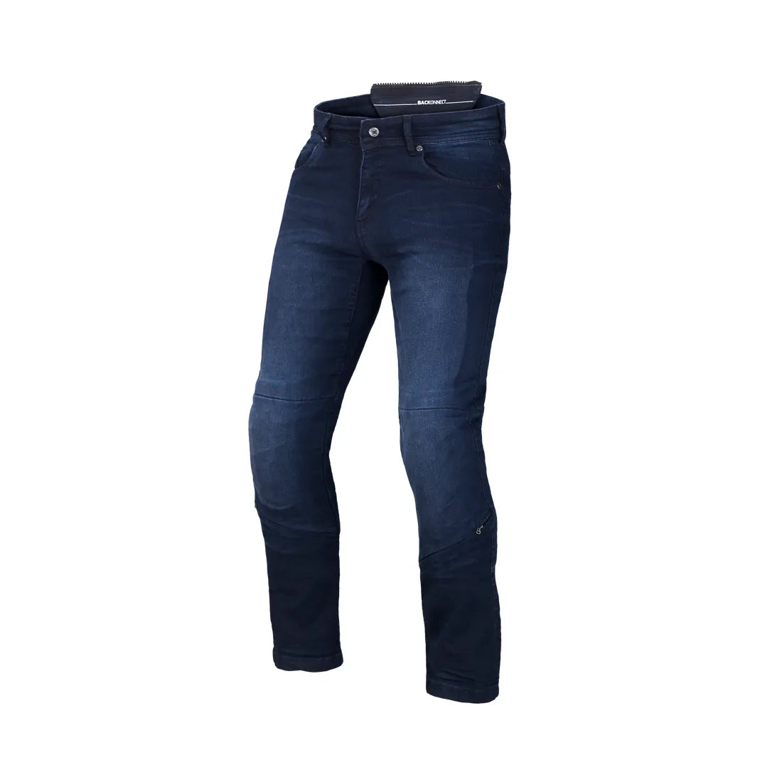 MACNA STONE Hombre Motociclista Denim Vaqueros Azul 