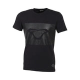 MACNA Striper Hombre Estilo Urbano Camiseta Negra