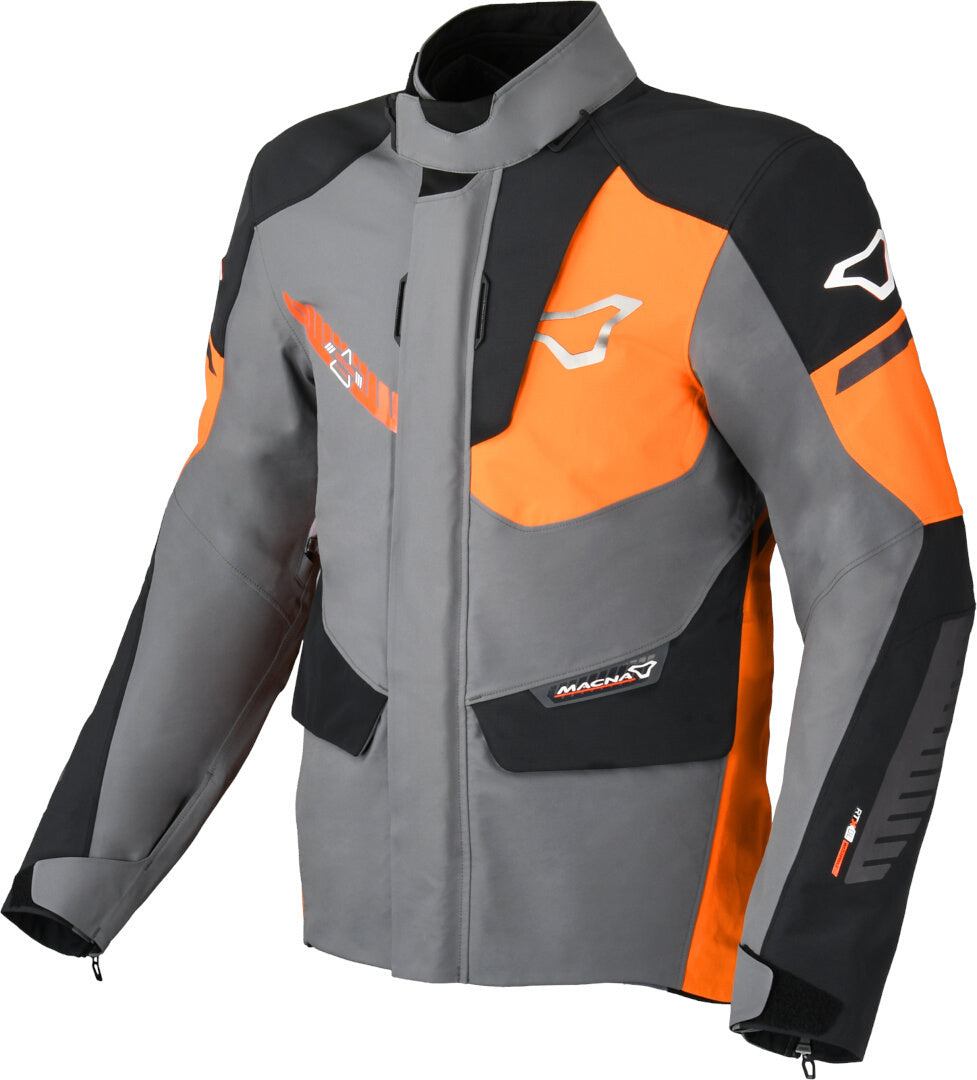 Macna Synchrone Chaqueta Aventura Gris Claro Negro Azul Naranja