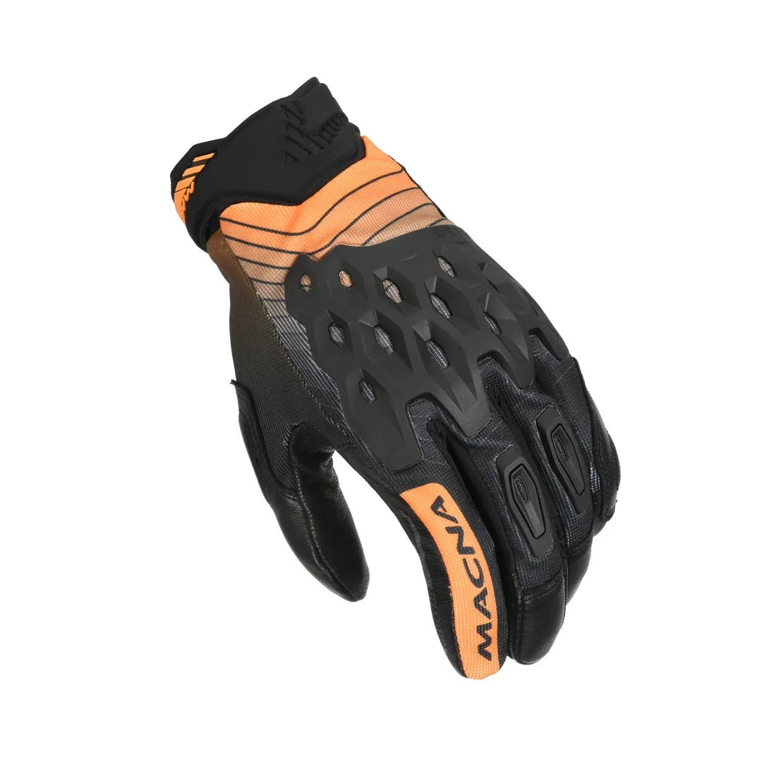 MACNA TANAMI HOMBRES GUANTES MOTO ERGOTHUMB NEGRO NARANJA - GUANTES