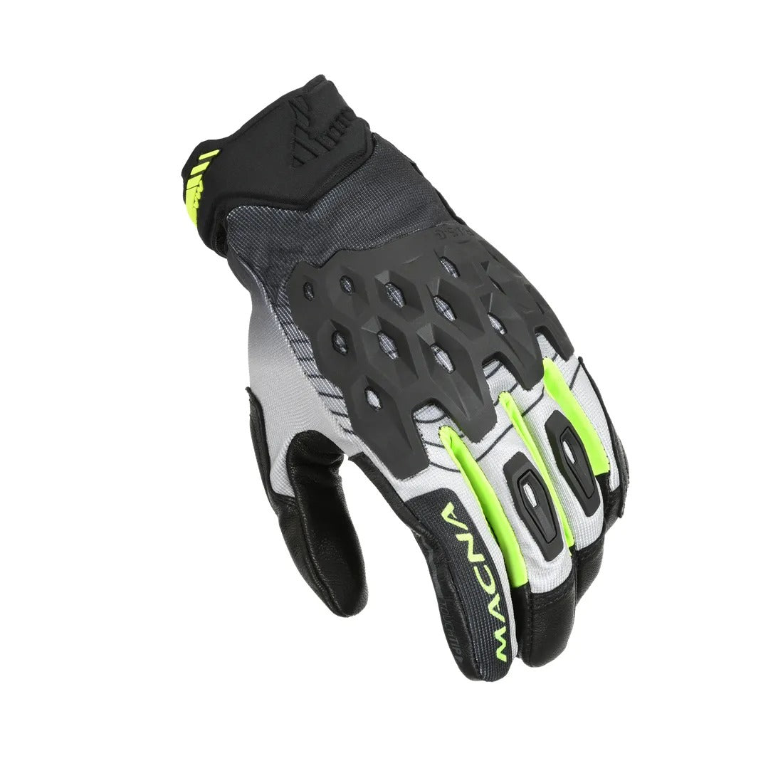 MACNA TANAMI HOMBRES GUANTES MOTO ERGOTHUMB NEGRO AMARILLO FLUO - GUANTES
