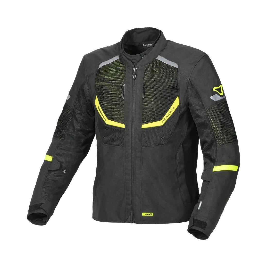 MACNA TONDO HOMBRES MOTO TURISMO CHAQUETA NEGRO AMARILLO