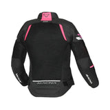 Macna Tondo mujer Chaqueta impermeable turismo Negro Rosa
