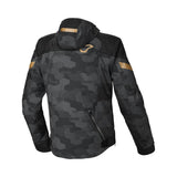 MACNA Traffiq hombre Chaqueta Motociclismo Camuflaje Negro Gris