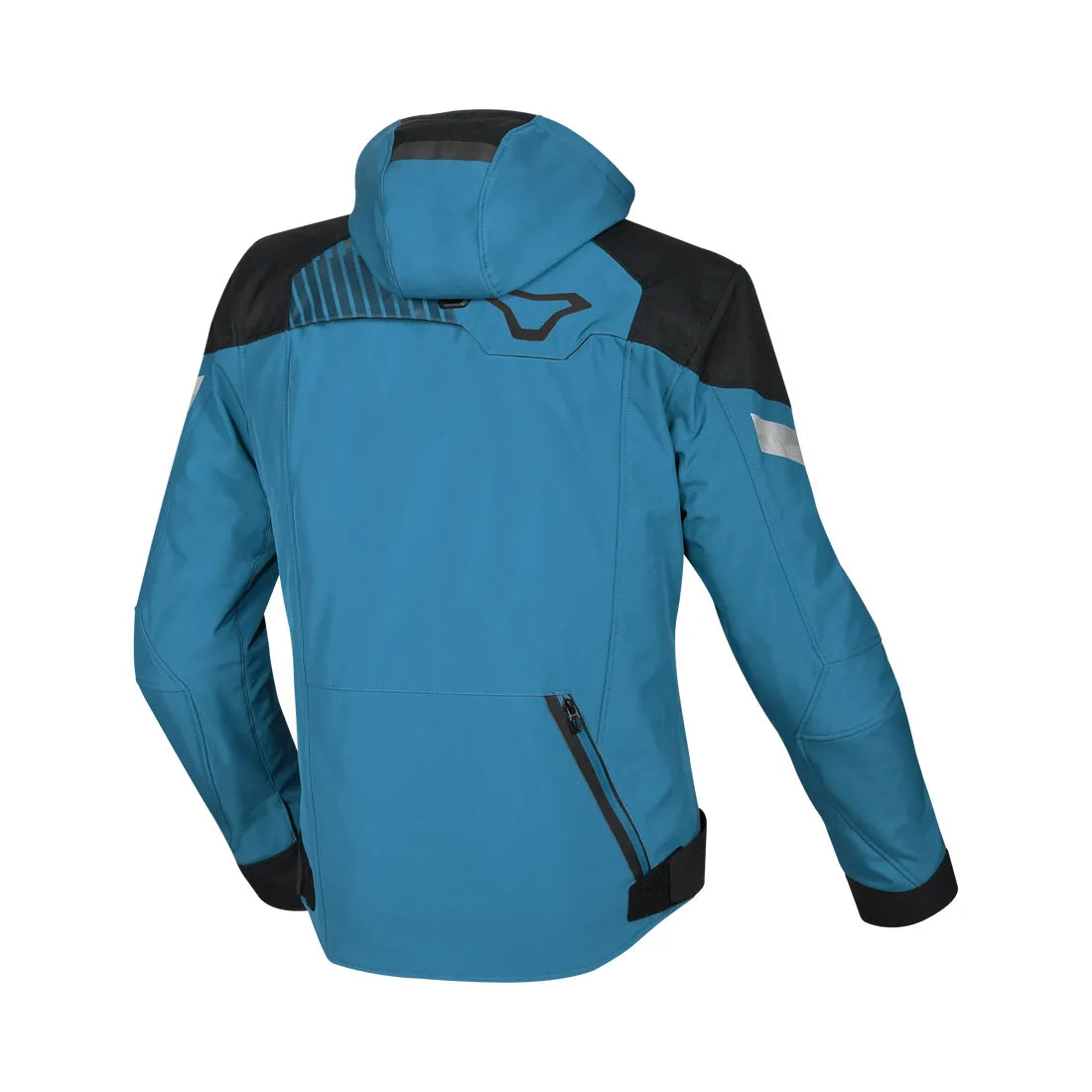 MACNA Traffiq hombre Chaqueta Motociclismo Textil Negro Azul