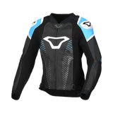 Macna Tronniq Mujere chaqueta cuero negra azul