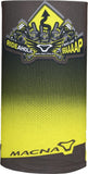 MACNA SUMMER TUBE LOGO CALENTADOR DE CUELLO UNISEXO GRIS AMARILLO FLUO NEGRO