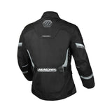 Macna Zastra Mujer Chaqueta Textil Impermeable Moto Negro