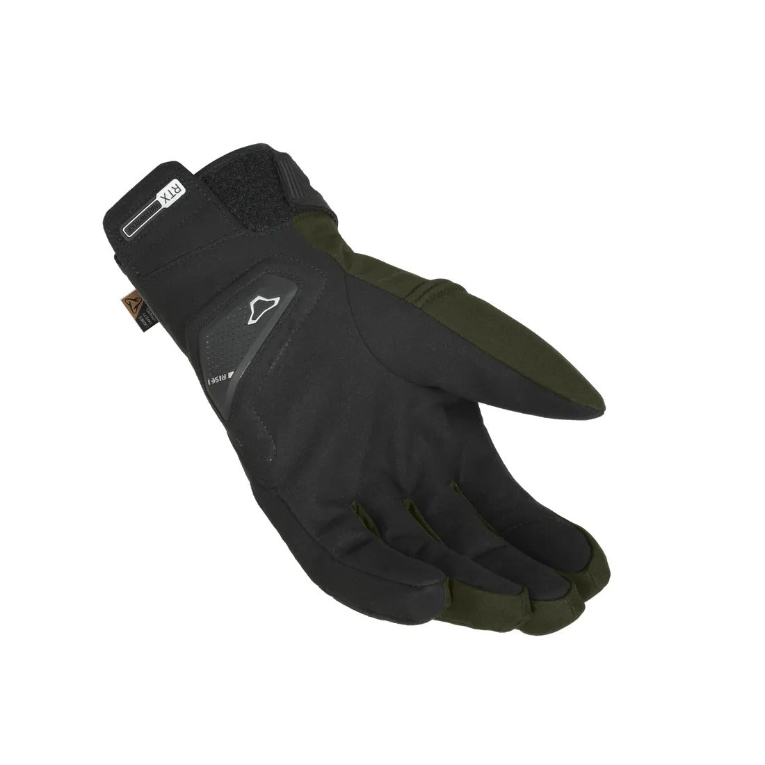 MACNA DIM RTX SEÑORAS GUANTES MOTO CALEFACTABLES VERDE OLIVA NEGRO - GUANTES