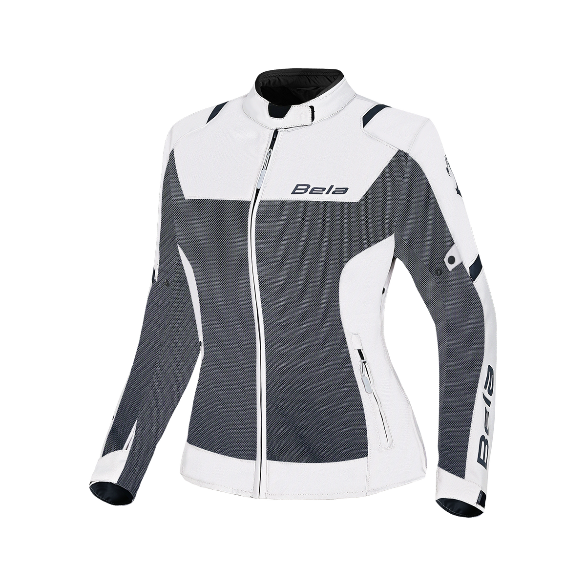 BELA MESH PRO LADY TEXTILE JACKET HIELO GRIS