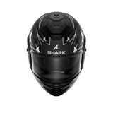 SHARK SPARTAN GT PRO TLD FLAGSTAFF CASCO DE MOTO INTEGRAL NEGRO ANTRACITA PLATEADO