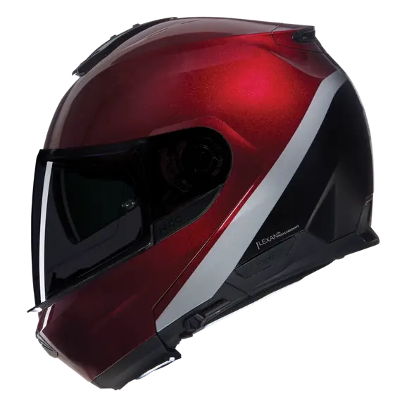 NOLAN N100-6 VERNICIATURA SPECIALE 341 ABATIBLES CASCOS ROSSO VISCERALE NERO - CASCO