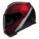 NOLAN N100-6 VERNICIATURA SPECIALE 341 ABATIBLES CASCOS ROSSO VISCERALE NERO - CASCO