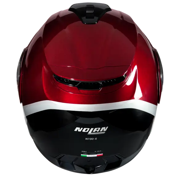 NOLAN N100-6 VERNICIATURA SPECIALE 341 ABATIBLES CASCOS ROSSO VISCERALE NERO - CASCO