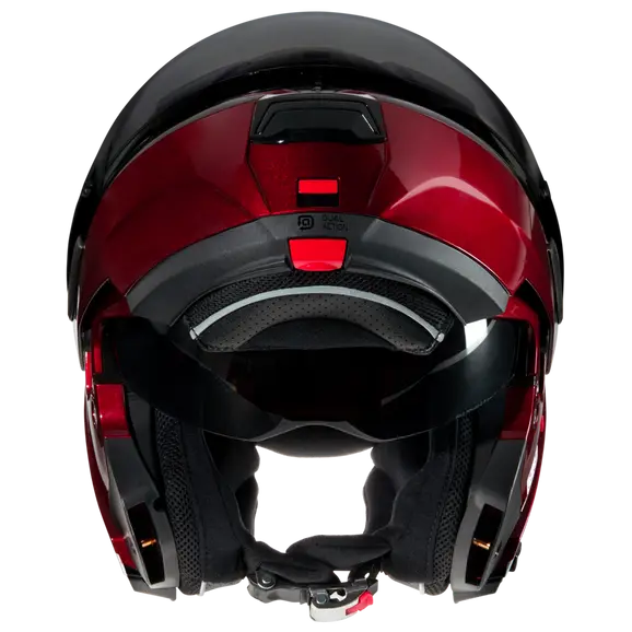 NOLAN N100-6 VERNICIATURA SPECIALE 341 ABATIBLES CASCOS ROSSO VISCERALE NERO - CASCO