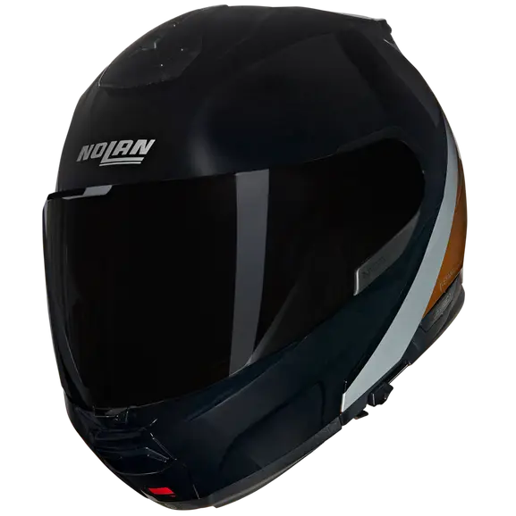 NOLAM N100-6 VERNICIATURA SPECIALE 343 Modular Casco Nero Ocra - CASCO