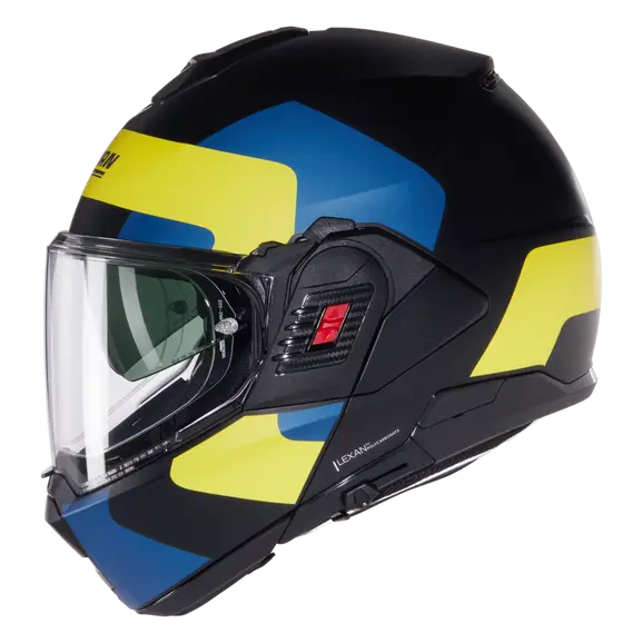 NOLAN N120-1 Omocromo 346 Modular Motorcycle Helmet Nero Blue Gillao – SECURTEX MOTOR S.L (t/a MaximoMoto)
