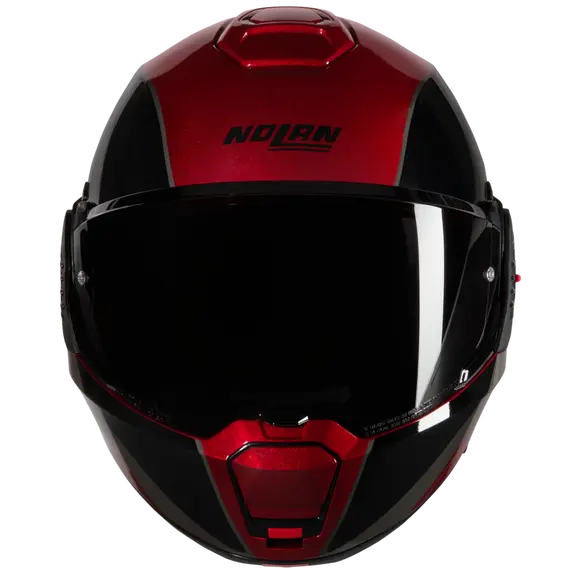 NOLAN N120-1 VERNICIATURA SPECIALE 344 MODULAR CASCOS ROSSO VISCERALE NERO - CASCO