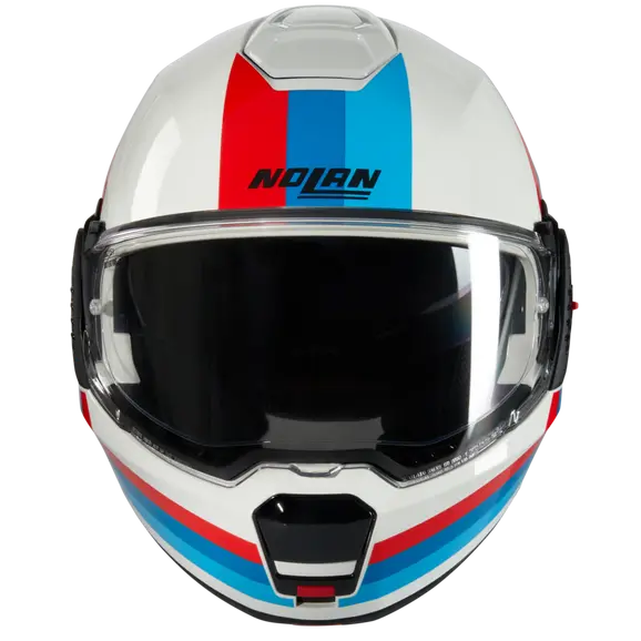 NOLAN N120-1 LINEO 347 MODULAR CASCOS BIANCO BLU ROSSO - CASCO