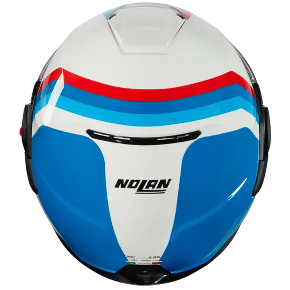 NOLAN N120-1 LINEO 347 MODULAR CASCOS BIANCO BLU ROSSO - CASCO