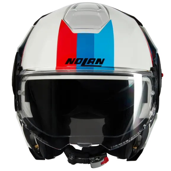 NOLAN N120-1 LINEO 347 MODULAR CASCOS BIANCO BLU ROSSO - CASCO