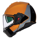 NOLAN N120-1 GRAFO 350 MODULAR CASCOS ARANCIONE GRIGIO NERO - CASCO