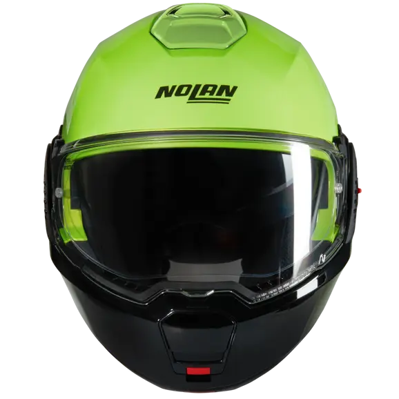 NOLAN N120-1 MIVEDI 329 MODULAR CASCOS VERDE IMPULSO NERO - CASCO