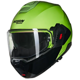 NOLAN N120-1 MIVEDI 329 MODULAR CASCOS VERDE IMPULSO NERO - CASCO