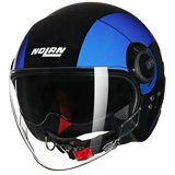 NOLAN N21 Visor Bicromo 351 Nero Azul Azzurro Jet Casco - CASCO