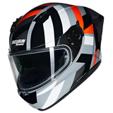 NOLAN N60-6 Sport Integral Casco Grigio Arancione Nero