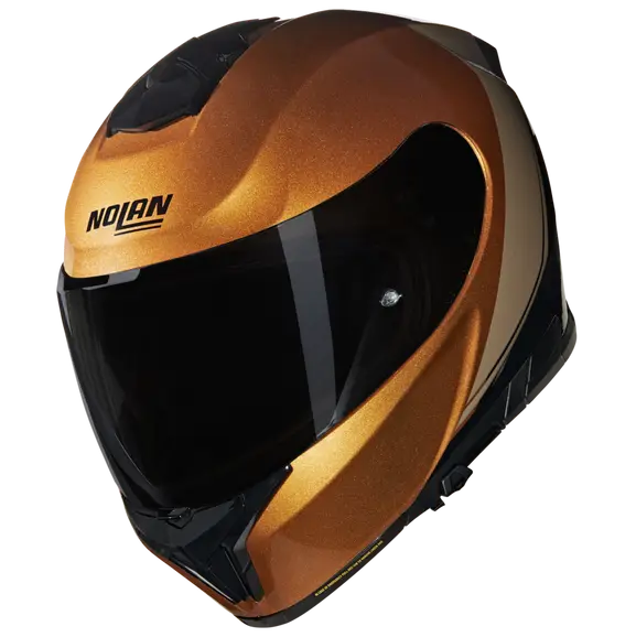 NOLAN N80-8 VERNICIATURA SPECIALE 341 FULL FACE CASCO MARRON CLARO NEGRO